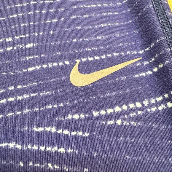 Nike Dri-Fit Blue Leggings Cropped Size Small Workout Acrivewear - Picture 6 of 17